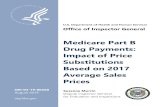 Medicare Part B Drug Payments: Impact of Price ...Medicare Part B Drug Payments: Impact of Price Substitutions Based on 2017 Average Sales Prices 2 OEI-03-19-00260 Part B drugs is