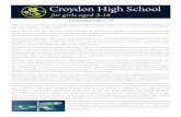Leadership Likes€¦ · learn, rather than what they already know. We wanted to find out what they could achieve at Croydon High, rather than what they have already achieved. In