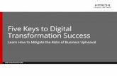 ...five keys to digital transformation success, mitigate transformation risks, data-management tools, transformation without disruption, digital transformation success best practices