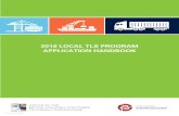 2016 LOCAL TLS PROGRAM APPLICATION HANDBOOK...TLS Program Application Process Applications must be submitted by April 20, 2016. It is recommended that you submit your complete application
