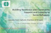Lessons from Catholic Charities of OregonOct 10, 2019  · Lessons from Catholic Charities of Oregon. 2 pm ET, Wednesday, October 16, 2019 ... bipartisan nature of refugee resettlement