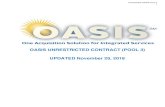 OASIS UNRESTRICTED CONTRACT (POOL 3) UPDATED ... - KBR · ANCILLARY OUT-OF-SCOPE SUPPORT SERVICES 19 C.4.1. Ancillary Support Services for Information Technology 19. C. 5. SERVICES