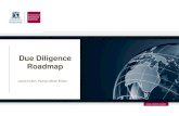 Due Diligence Roadmap · 2016. 8. 11. · Overview of session Due diligence roadmap: • What is due diligence and why do we do it • Due diligence transaction dynamics ... – ability