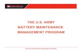 THE U.S. ARMY BATTERY MAINTENANCE ......AGM/VRLA Battery Design > Transport Class – Non-spillable BATTERY MAINTENANCE MANAGEMENT PROGRAM 6TAGM Battery Design EXIDE – 6TAGM NSN
