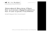 NUREG-1520 R2 DFC 'Standard Review Plan for License ... · 1 NUREG-1520, “Standard Review Plan (SRP) for License Applicationsfor Fuel Cycle Facilit ies” (hereinafter referred