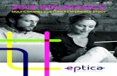 Customer Experience Solutions - 2016 INSURANCE...2016 Eptica Insurance Multichannel Customer Experience Study researched their ability to answer routine questions on five digital channels