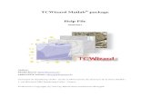 TCWizard Matlab package Help File - EOSTeost.unistra.fr/.../software1/TCWizard_HelpFile.pdf · petri/software1/) to download the whole package. The TCWizard package contains: - TCWizard