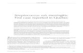 Streptococcus suis meningitis: First case reported in Quebecdownloads.hindawi.com/journals/cjidmm/1996/354693.pdfStreptococcus suis meningitis: First case reported in Quebec SOPHIE