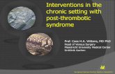 Interventions in the chronic setting with post-thrombotic …...European Venous Centre; Aachen-Maastricht21 Prof. Cees H.A. Wittens, MD PhD Head of Venous Surgery Maastricht University