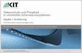 Datenschutz und Privatheit in vernetzten Informationssystemen...KIT – Universität des Landes Baden-Württemberg und ... Lokationsbasierte Dienste, Ubiquitous Computing, RFID Hippokratische