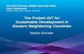 The Project GIT for Sustainable Development in Eastern ...€¦ · EU TEMPUS program . Esri EMEAUC13 . GIDEC . The project GIT for sustainable development in Eastern neighbouring