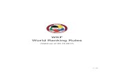 WKF World Ranking Rules - karate.ch · 2.2 WKF Official Events WKF Official Events are written on WKF Official Sports Activities Calendar, which is approved by WKF EC, and which are
