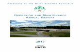 oPeration and Maintenance annual rePort · 2020. 1. 3. · report includes recommendations for the amount of funding required for the proper maintenance, repair, and operation of