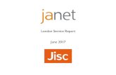 London Service Report June 2017 - Jisc · Jisc Commercial Limited, Cogeco Peer 1 0.00% 0.00% 0.00% 0.00% 0.00% 0.00% 0.00% 100% 100% 100% 99.87% 100%