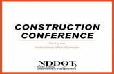 March 7, 2017 Wayde Swenson, Office of Operations · Thank you! 2. 3 2016 Construction Video Click here to play video. 4 Recommended Total = $1.277 billion compares to a budget of