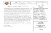 St. Robert Bellarmine The Knights Time Knights of Columbus · PDF file 2016. 5. 9. · May 2016 St. Robert Bellarmine Knights of Columbus Council The Knights’ Time #14745 ST. ROBERT