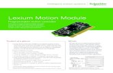 Lexium Motion Module - Olympus Controlsolympus-controls.com/wp-content/uploads/2017/07/LMM... · 2020. 2. 28. · Lexium Motion Module Programmable motion controller This ultra-compact