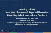 Promising Pathways AACU Committing to Equity and Inclusive … · 2018. 3. 30. · Promising Pathways Association of American Colleges and Universities Committing to Equity and Inclusive