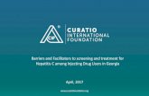 Barriers and Facilitators to screening and treatment for ...curatiofoundation.org/wp-content/uploads/2016/08/...Barriers and Facilitators to screening and treatment for Hepatitis C
