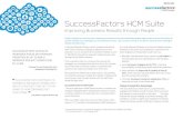 SuccessFactors HCM Suite - irp-cdn.multiscreensite.com · SuccessFactors HCM Suite helps HR drive business execution with solutions that are complete, beautiful and flexible enough