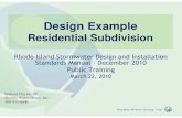 110313 Session4 DesignExmp ResidentialSubdivions 7019.ppt · 2011. 4. 18. · Horsley Witten Group, Inc. Design Example Residential Subdivision Rhode Island Stormwater Design and
