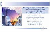 Trading in the Southern African Power Pool and possible ......– Facilitate the development of a competitive electricity market in the Southern African region. – Give the end user