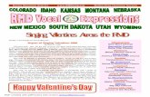 Singinng Valenentines Across the RMDrmdsing.org/VocalExpressions/VocalExpressions_2008FebSpecial.pdf · and present him/her with a long-stem rose, a 1/2-box of Russell Stover chocolate