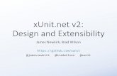 xUnit.net 2: Design and Extensibility · (Resharper, Code Rush, NCrunch) v2 Extensibility Half a decade of developer requests. Extensibility: Assert •Lots of options •Use our