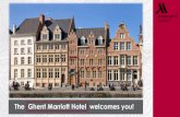 Ghent Marriott Hotel · 2015. 4. 23. · Meetings & Events Brixx Cellar lounge. Ghent Marriott Hotel Overige faciliteiten Fitness Cetrum Gratis WIFI in het hele hotel Ondergrondse