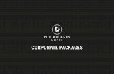 CORPORATE PACKAGES - The Dingley HotelSmaller Gala Events AGM’s Product Launch Meet & Greet Cocktail Events ... SPARKLING Morgan’s Bay Sparkling Redclife VIC WHITE WINE (SELECT