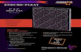 ENDURO-PLEAT · 2020. 7. 15. · ENDURO-PLEAT ENGINEERING SPECIFICATIONS 1.0 General 1.1 Filters shall be Aerostar® Enduro-Pleat extended surface pleated air filters as manufactured