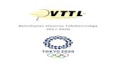 Beleidsplan Vlaamse Tafeltennisliga 2017-2020 ... Beleidsplan Vlaamse Tafeltennisliga 2017-2020 4 Deel I: Informatie van de sportfederatie 1. Structuur van de sportfederatie Algemeen