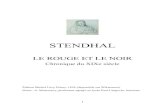 STENDHAL - · PDF file 2019. 10. 30. · STENDHAL LE ROUGE ET LE NOIR Chronique du XIXe siècle Édition Michel Lévy Frères, 1854 (disponible sur Wikisource) Notes : A. Montourcy,