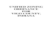 UNIFIED ZONING ORDINANCE FOR VIGO COUNTY, INDIANA...Unified Zoning Ordinance For Vigo County, Indiana Table of Contents Section 1. General Provisions Section 2. Definitions and Rules