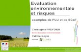 Evaluation environnementale et risques...2017/10/01  · exemples de PLU et de SCoT 2 L’évaluation environnementale Prévue par la directive 2001/42 du 27 juin 2001 (plans et programmes)
