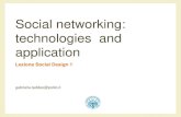 Social networking: technologies and applicationelite.polito.it/files/courses/01QYAPD/2016/slide/poli_lezione1_teorie.pdf2 Moduli di Social Design: COSA IMPAREREMO •Comprendere come