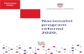 Nacionalni program reformi 2020. - Vlada Republike Hrvatske...Međutim, kretanje BDP-a u 2020. bit će pod utjecajem ekstremno negativnih novonastalih okolnosti. Imajući u vidu dramatično