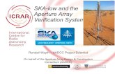 SKA-low and the Aperture Array Verification System · radio astronomy, ICEAA, 2013` SKA-low AAVS. OzSKA 4. 5 Aperture Array Verification System 0.5 • 16 log-periodic ‘SKALA’