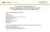 School Outfitters 2017 Approved Price Lists CONTRACT # PC66516online.ogs.ny.gov/purchase/spg/pdfdocs/2091522398PL... · 2017. 10. 3. · School Outfitters 2017 Approved Price Lists