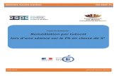 Sujet du Mémoire : Remédiation par tutoratespe-france.fr/.../files/u373/ligabue-reims-memoire.pdf · 2017. 7. 5. · MEMOIRE KILLIAN LIGABUE M2 MEEF PC ESPE REIMS MEMOIRE KILLIAN