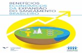 benefícios econômicos da expansão do saneamento brasileiro...de abastecimento de água e 89,6 mil quilômetros de rede de esgoto, o que representava 34% e 47%, respectivamente,