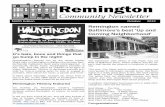 Remington named Baltimore's best 'Up and Coming Neighborhood' · Ninth Edition October 2013 Remington named Baltimore's best 'Up and Coming Neighborhood' It’s bats, boos and things