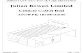 julian-bowen.co.uk · Specification For Junior Beds Factory ID: Manufactured in Malaysia Date of Manufacture: January 2017 WARNING: This bedis not suitable for children under 4 rs