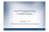 Java Programming Fourth Edition - Rutgers Universityszhou/351/ch12.pdf · 2009. 11. 17. · Java Programming, Fourth Edition 40 Summary (continued) • Interface – Similar to a
