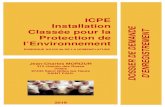 ICPE Installation Classée pour la l’Environnement Protection de DOSSIER DE … · 2019. 10. 25. · 5.5 Article 8 : Identification et localisation des risques En cas de court-circuit