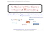 Cost-Effective Opportunities to Accelerate Online ......the top ranks in search engines like Google, Yahoo, and Bing for specific keyword phrases related to your nonprofit’s services,