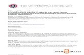 Edinburgh Research Explorer · 2019. 3. 19. · Edinburgh Research Explorer Prehabilitation is feasible in patients with rectal cancer undergoing neoadjuvant chemoradiotherapy and