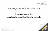 Novozymes Switzerland AG - SNACKEX presentations/12... · • More than 6,000 employees, more than 50% based outside Denmark • Global leader in industrial enzymes & microorganisms,