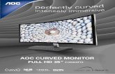 Comfortable Viewing - AOCInstead of a boring flat display, the curved monitor surrounds your vision with a 3D sensation. Curved Screen is an Eye-Opener DisplayPort Multimedia-Ready