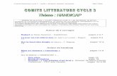Comité Littérature Cycle 3 – Malle « Homme » -2005-2006 · 2016. 5. 23. · Comité littérature cycle 3 – malle « Homme, humain, humanité - 2005-2006 Retour Robert Niklas